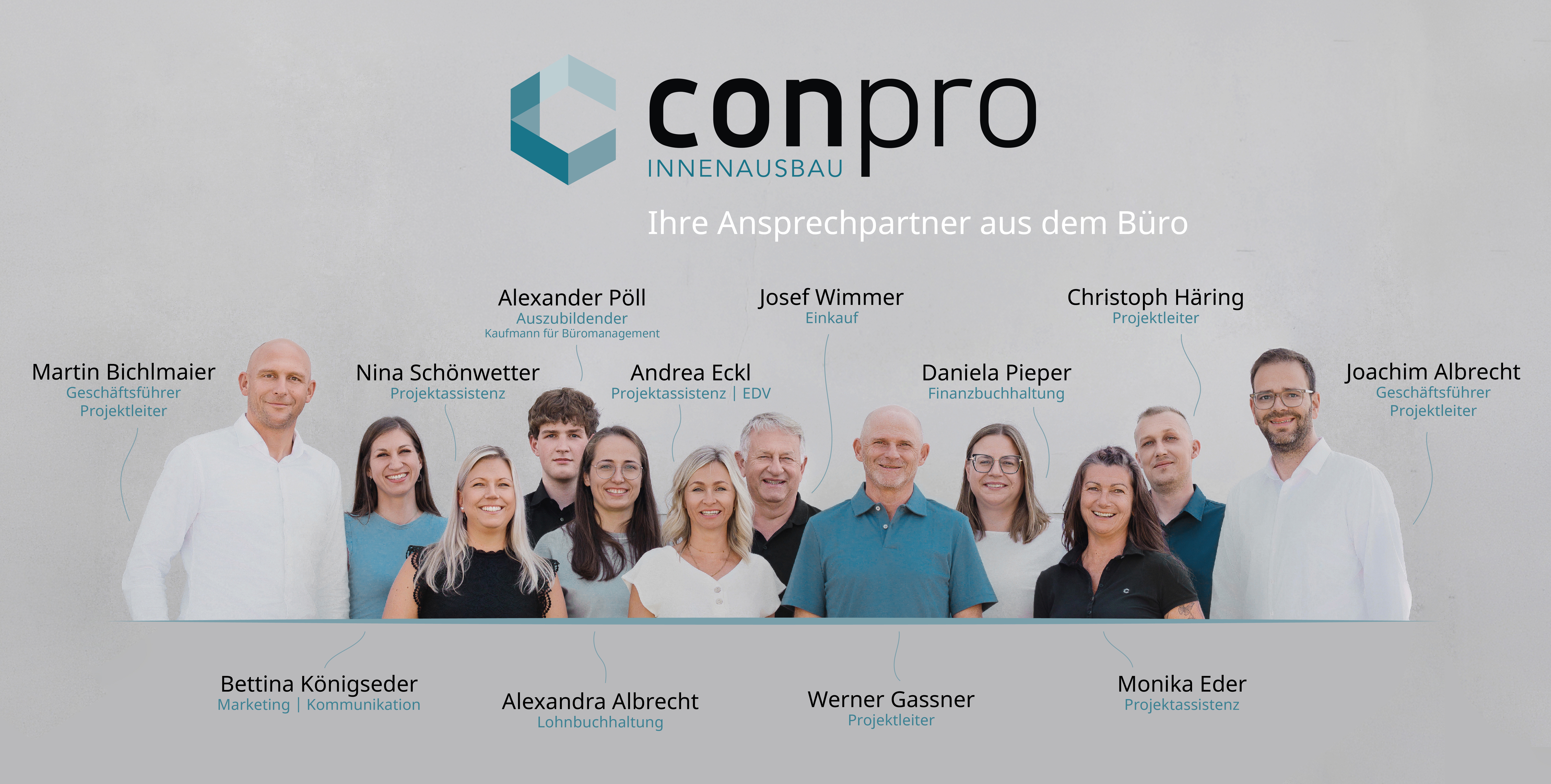 Gruppenfoto conpro Team